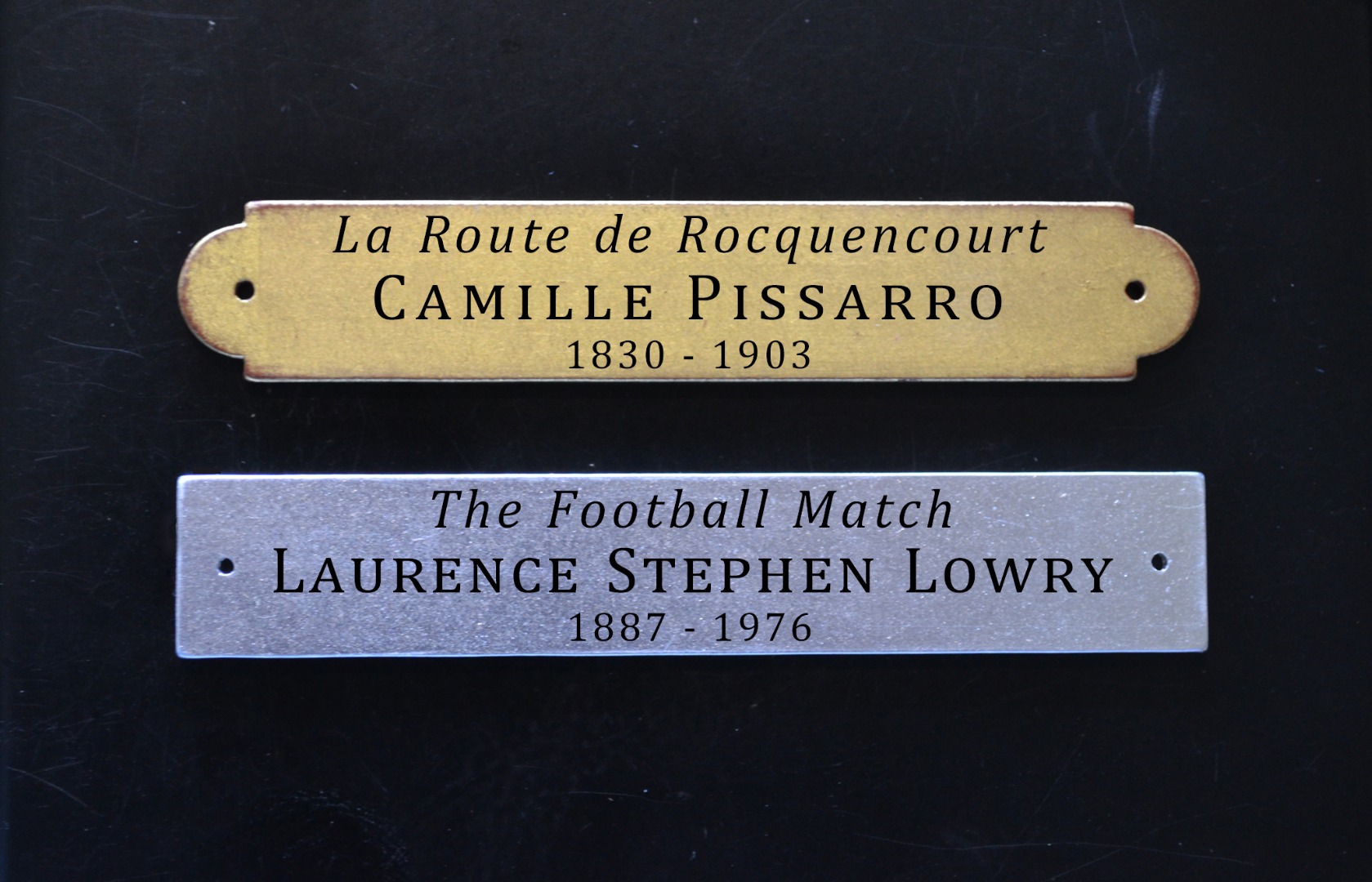 ARTISTS NAME PLATES Homepage